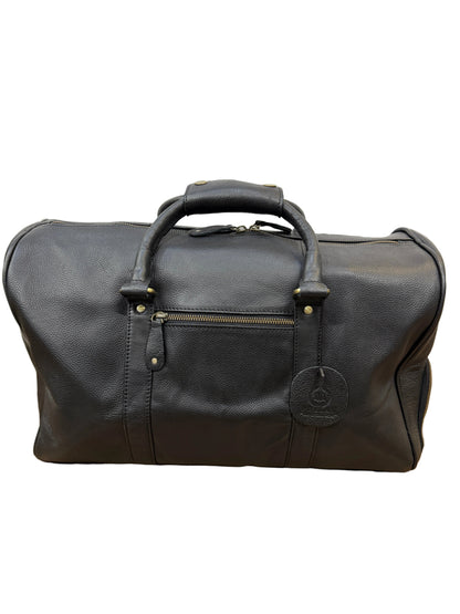 TWM TWM554 Black Soft Leather Travel Bag