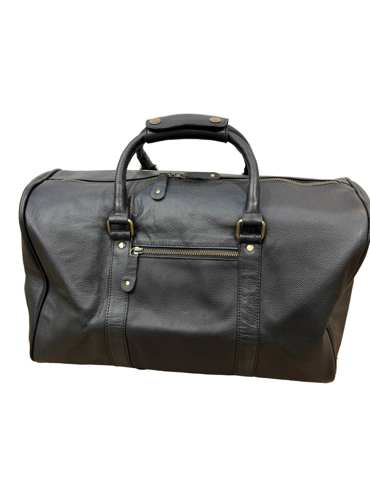 TWM TWM554 Black Soft Leather Travel Bag