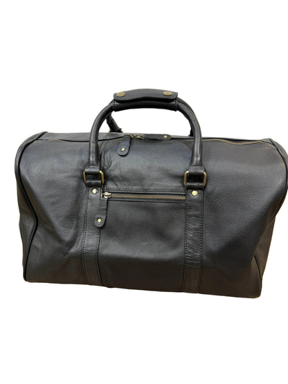 TWM TWM554 Black Soft Leather Travel Bag