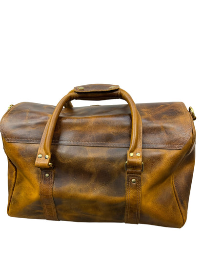 TWM TWM201 Dark Brown Leather Travel Bag