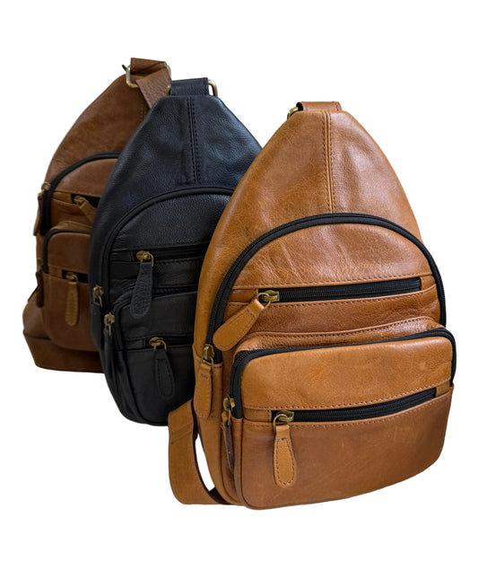 TWM TWM705 Mix Leather Chest Bag