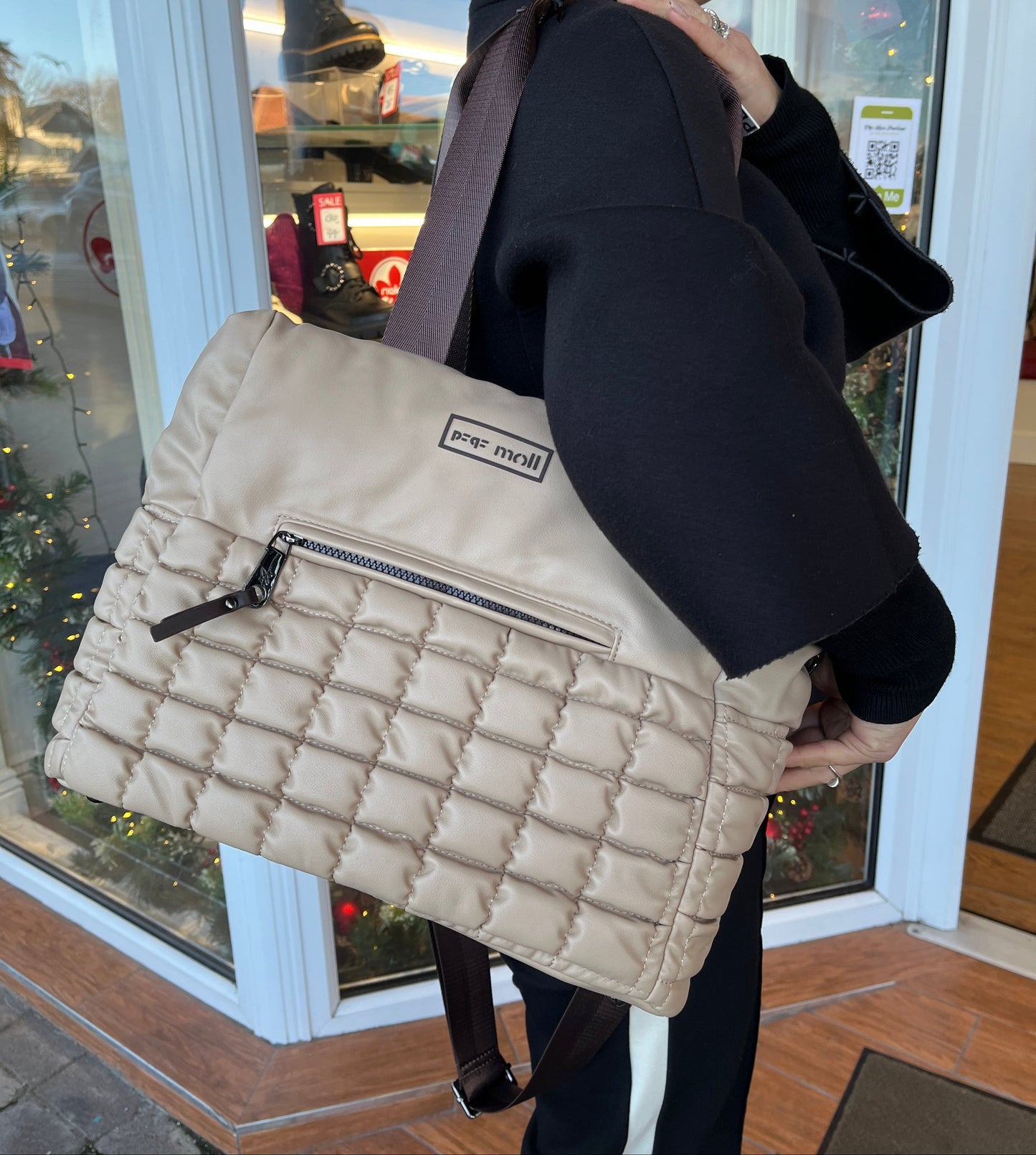Pepe Moll 252120 Victoria Cream Handbag