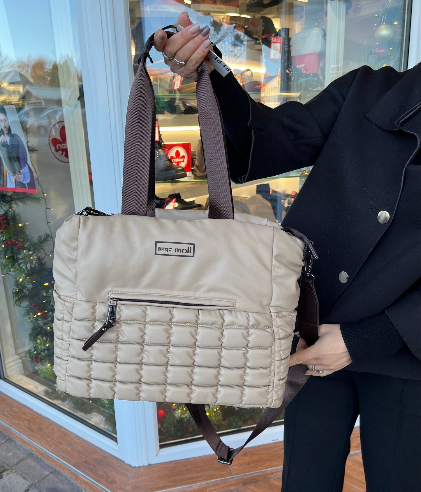 Pepe Moll 252120 Victoria Cream Handbag