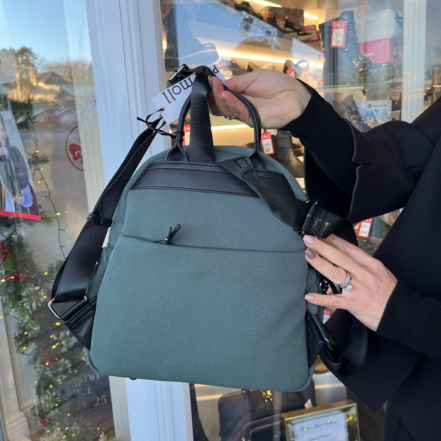 Pepe Moll 252203 Mili Forest Green Backpack