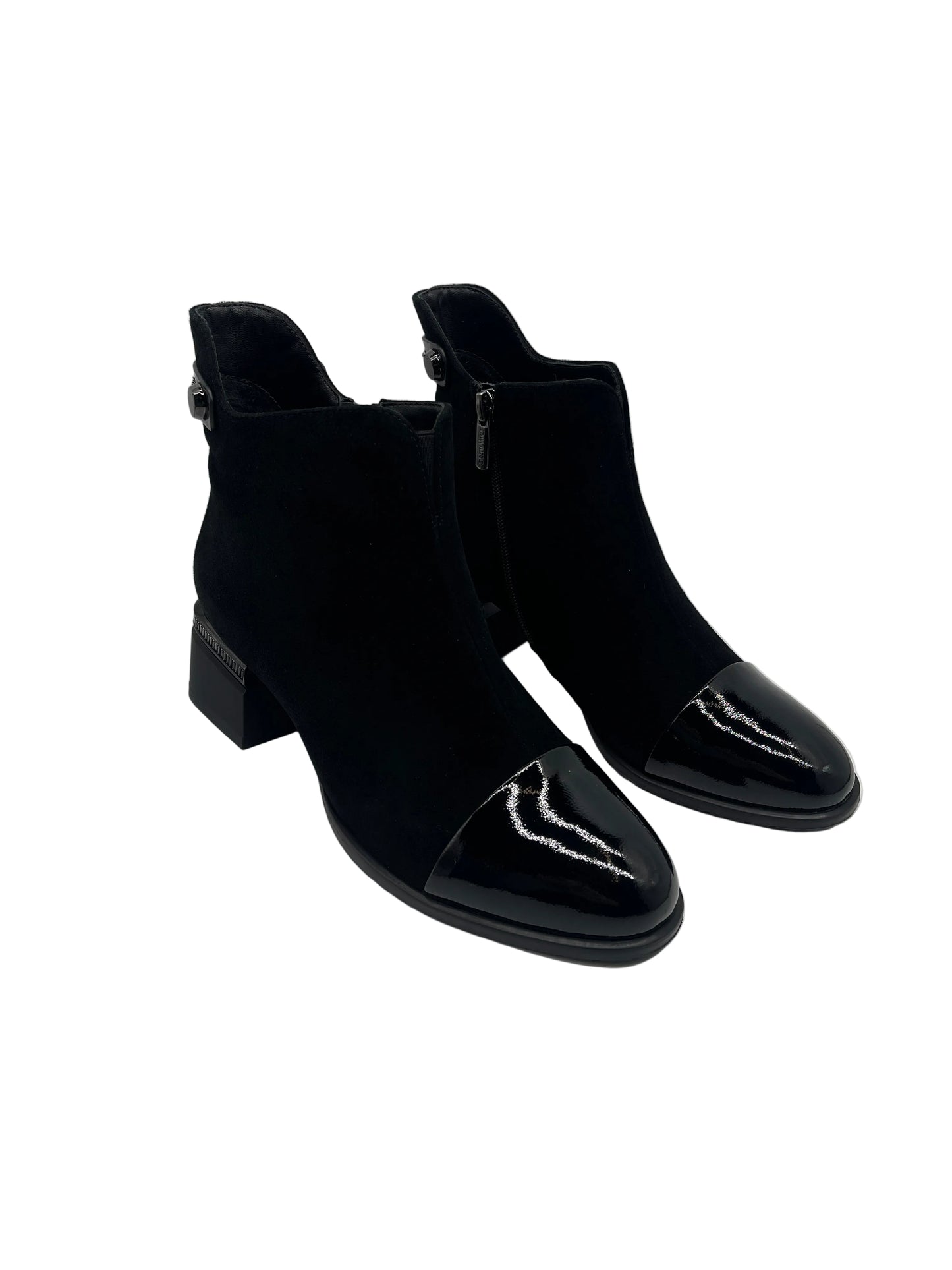 Loretta Vitale C3865A Black Ankle Boots