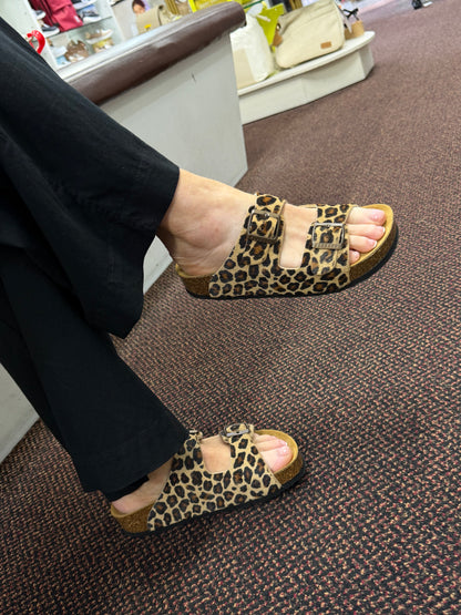 Plakton CP Beta 340010 Animal Print Puma EVA Leopard Print Sandals