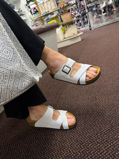 Plakton CP Mumbasa 345984 Buffalo Blanco White EVA Sandals