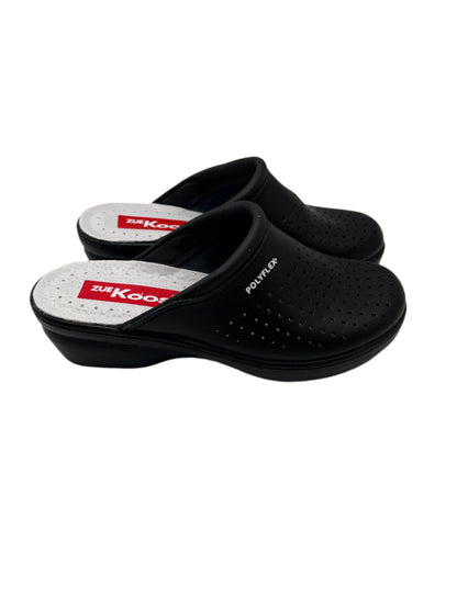 Zuekoos 522.12 Black Pinhole Slip On Clogs
