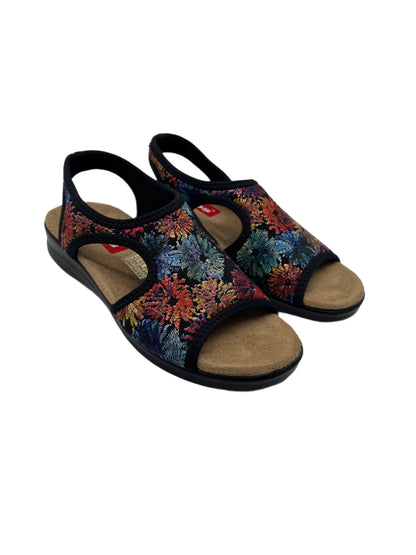 Zuekoos 8030.17 Black/Floral Sandals