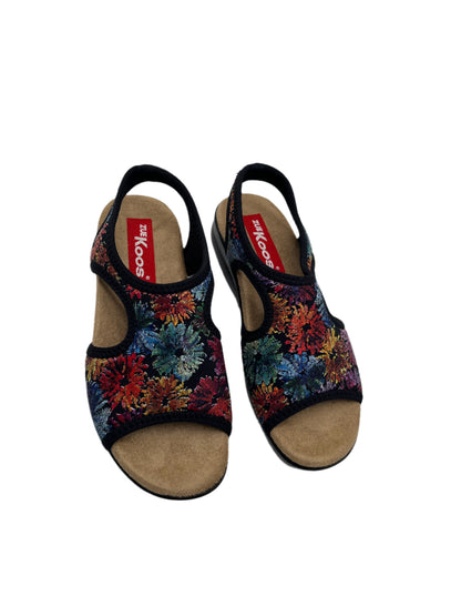 Zuekoos 8030.17 Black/Floral Sandals