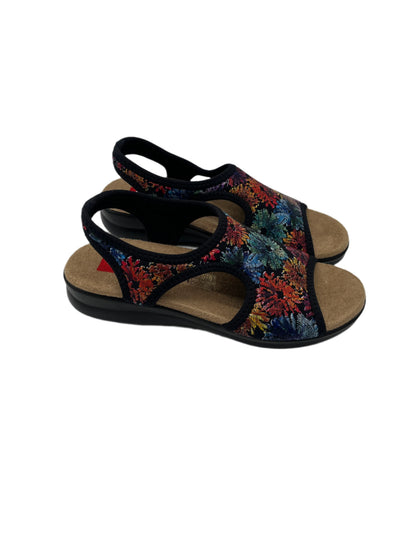 Zuekoos 8030.17 Black/Floral Sandals