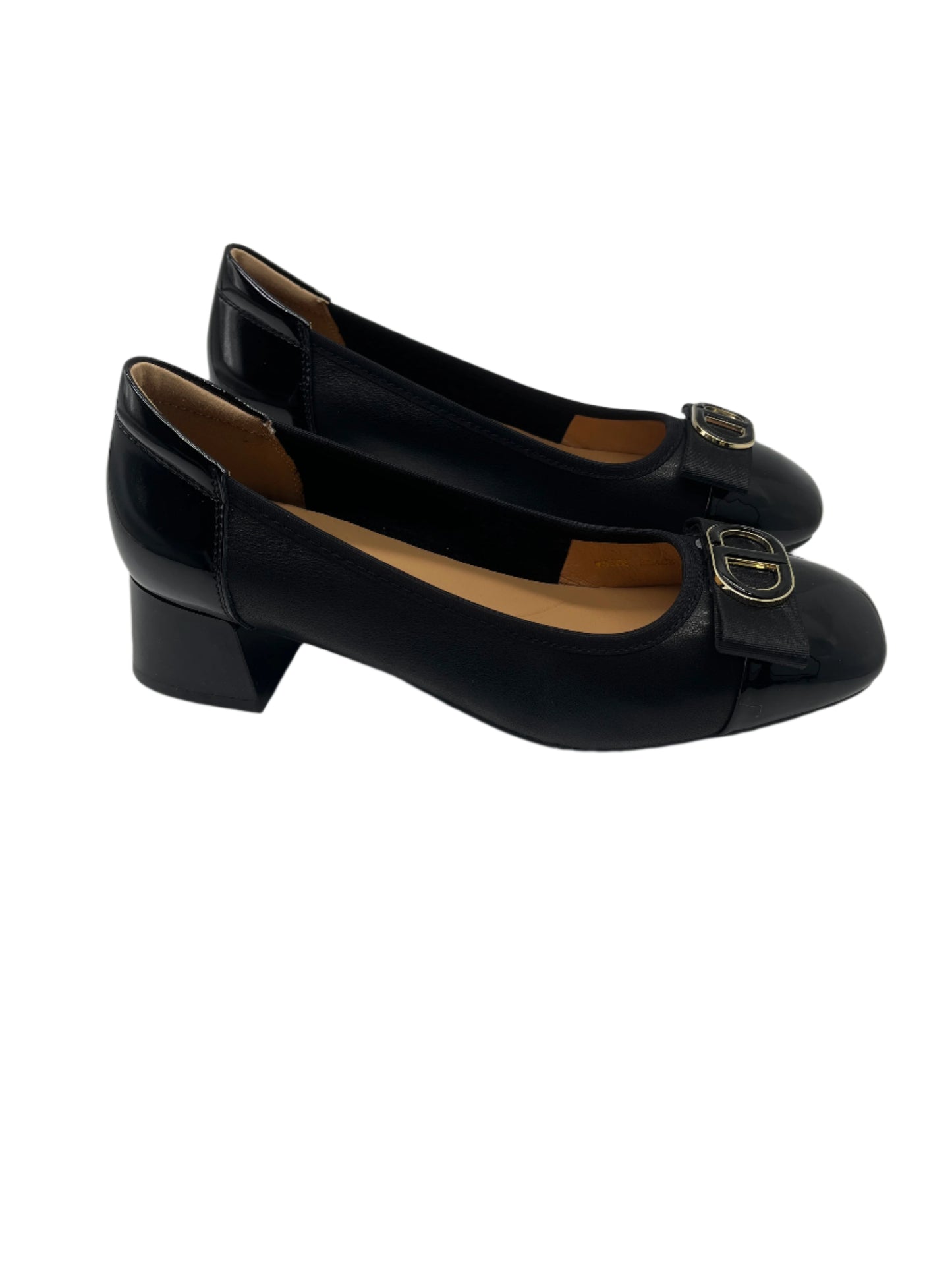 Loretta Vitale W5308 Black & Bow Slip On Shoes