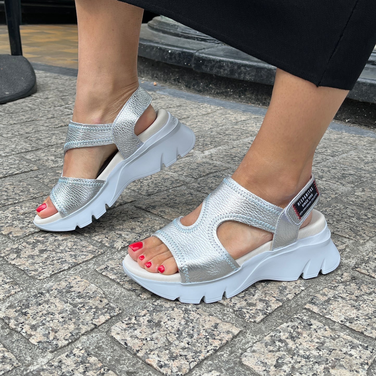 Hispanitas HV254010 Silver Sandals