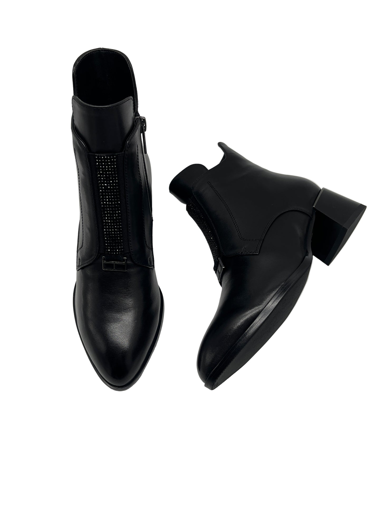 Loretta Vitale C9663 Black Ankle Boots