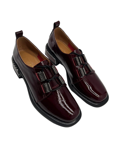 Loretta Vitale C9678 Bordo Wine Patent Shoe