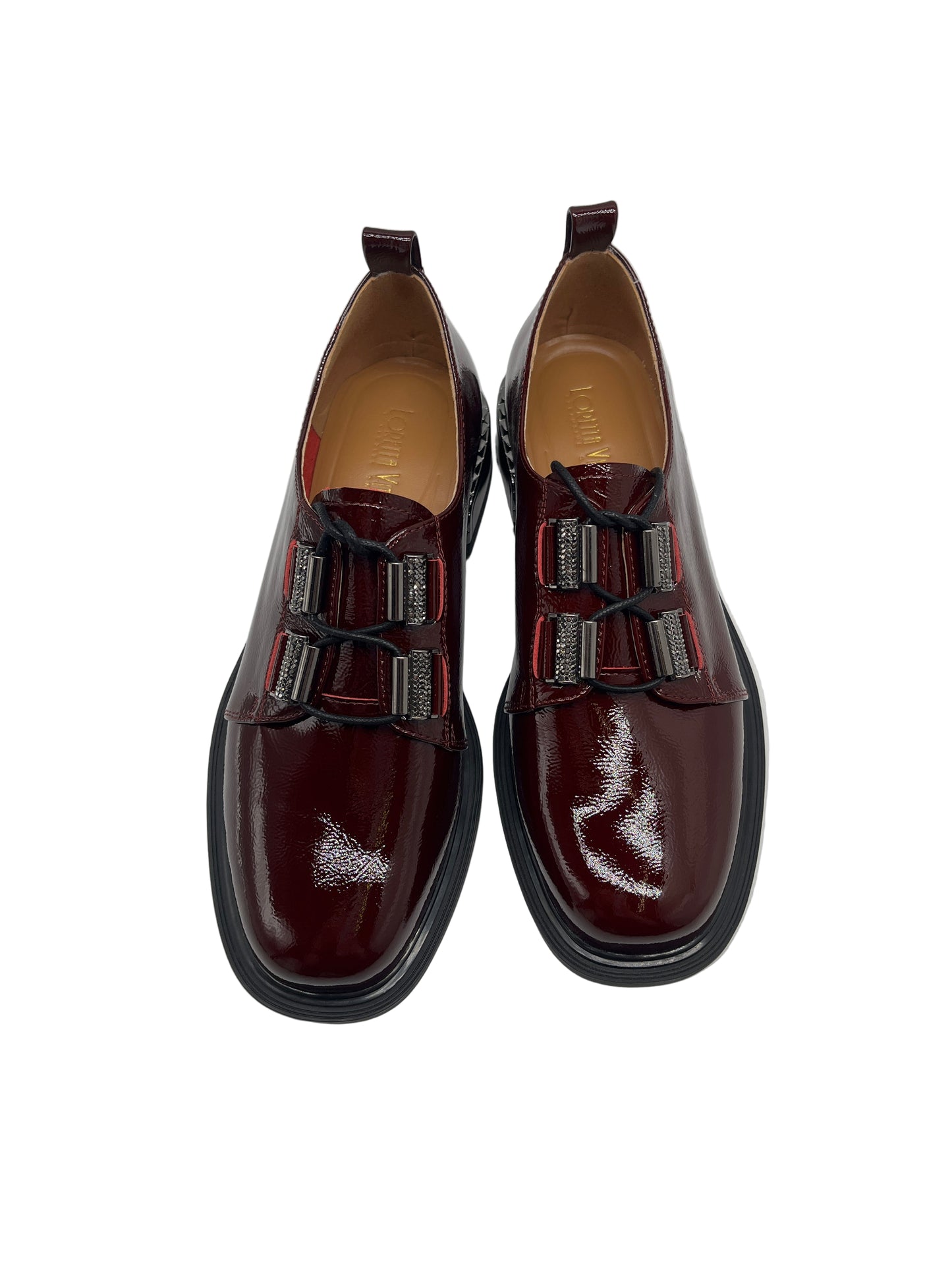 Loretta Vitale C9678 Bordo Wine Patent Shoe