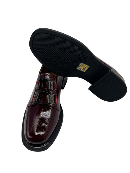 Loretta Vitale C9678 Bordo Wine Patent Shoe