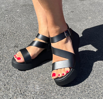 Oh My Sandals 5685 2544 Black Strappy Sandals