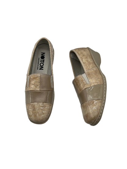 Notton 2298 Taupe Slip On Shoes