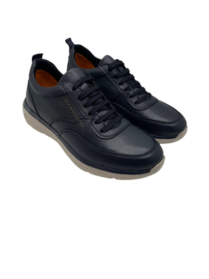 Freefoot 252012 Navy Leather Lace Sneakers