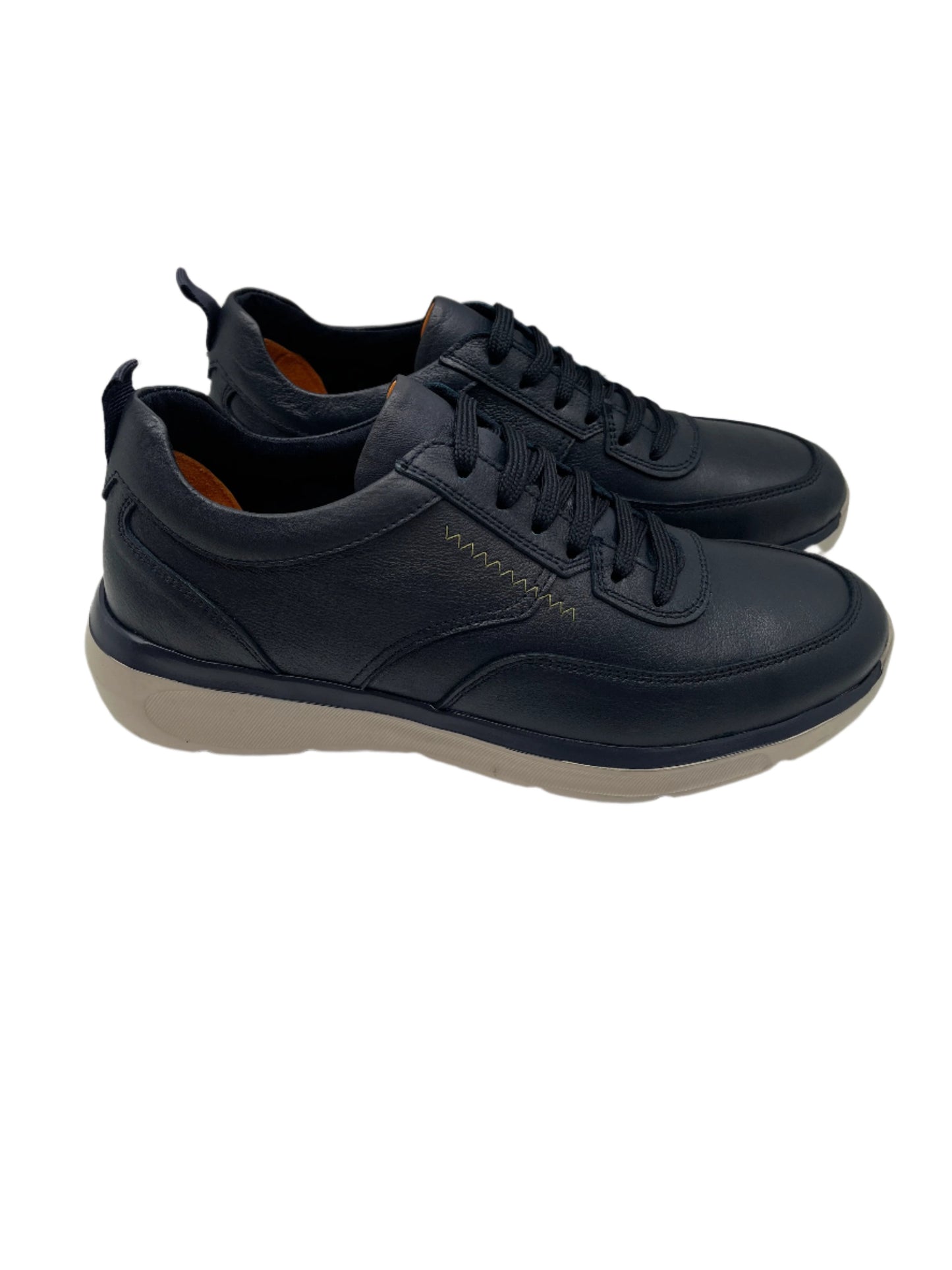 Freefoot 252012 Navy Leather Lace Sneakers