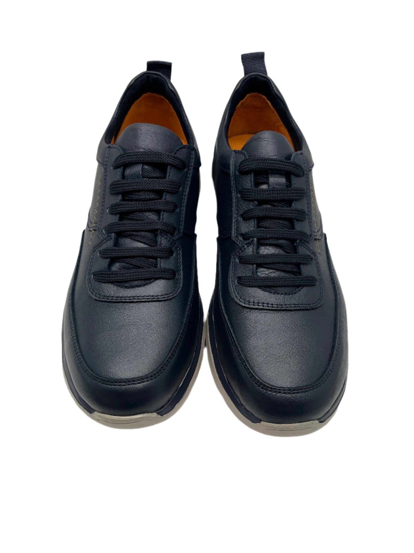 Freefoot 252012 Navy Leather Lace Sneakers