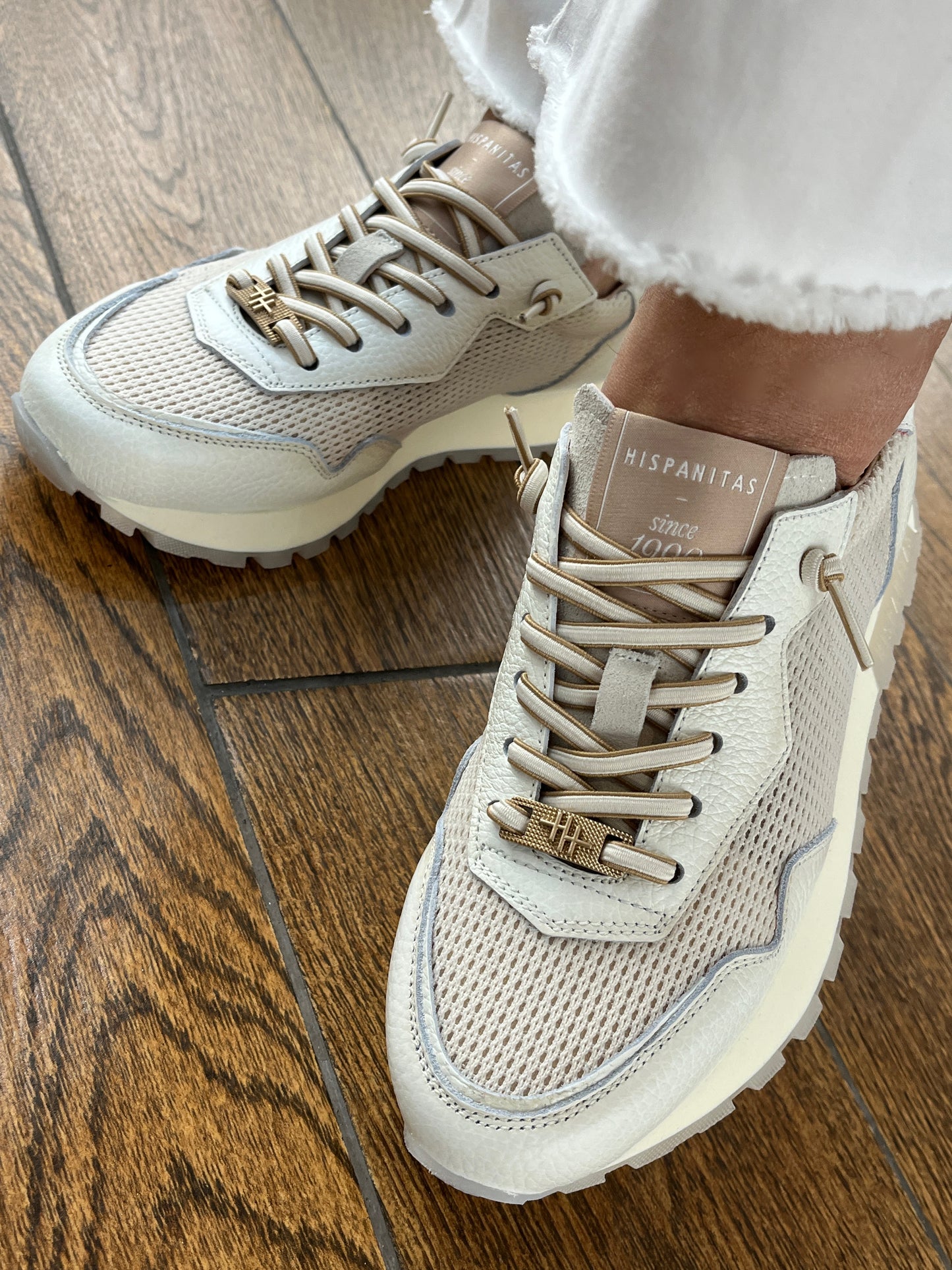 Hispanitas HV264825 Panna Cream Trainers