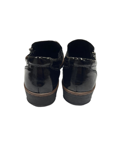 The Shoe Parlour by Phelan's Shoes 144-22 Black Patent Side Zip Shoes