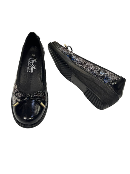 The Shoe Parlour by Phelan's Shoes 243-18 Multi Patent Croc Pump Slip On Shoes