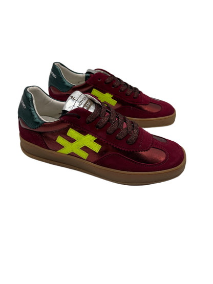 Another Trend A03280B2 Ante+Metal Frambuesa Raspberry Wine Neon Green Trainers