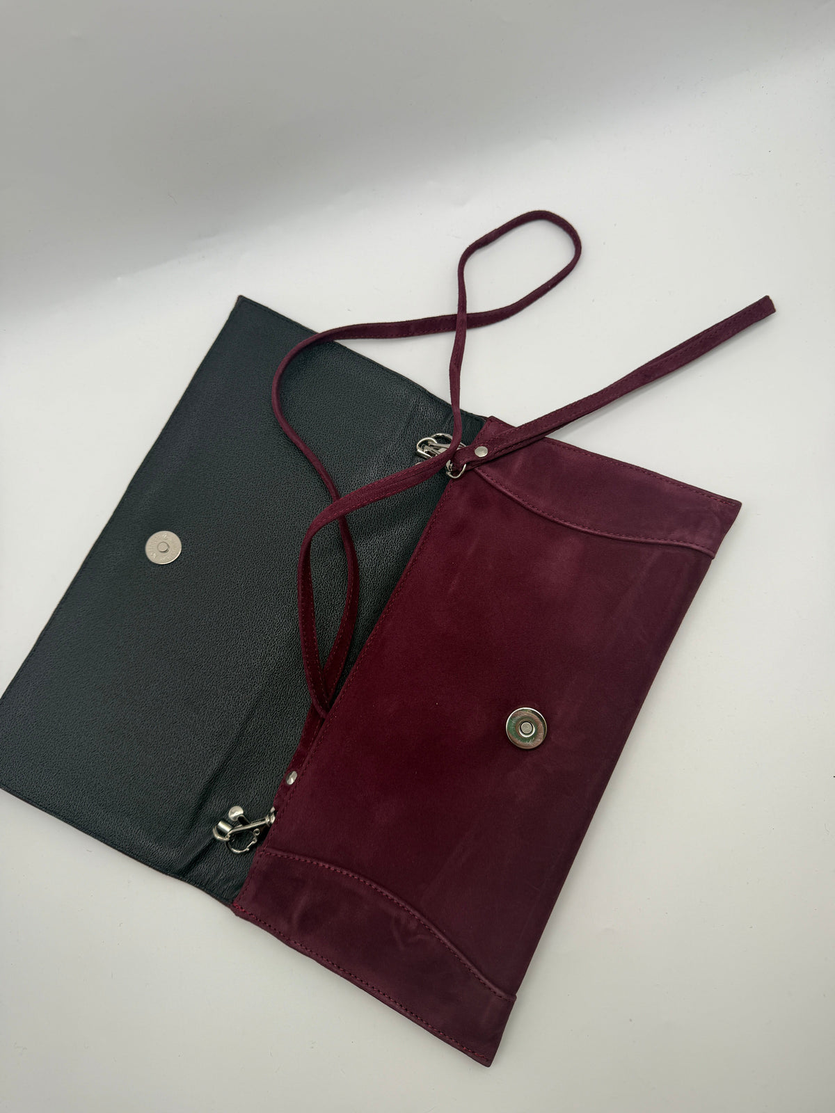 Bioeco by Arka 1113 2894 Burgundy Clutch Bag