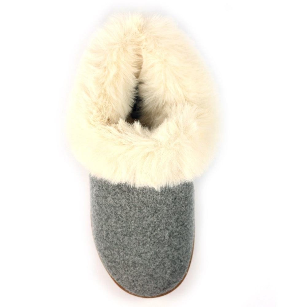 Lunar KLA082 Cranbrook Grey Slippers