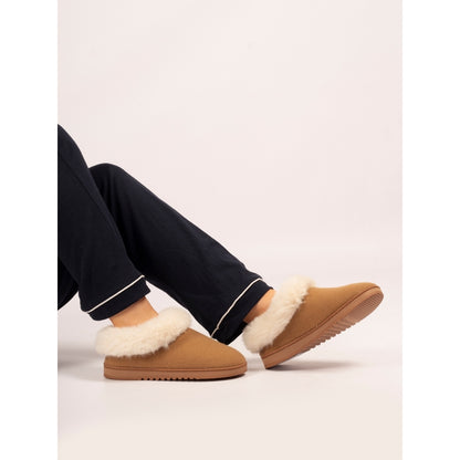 Lunar KLA082 Cranbrook Tan Slippers