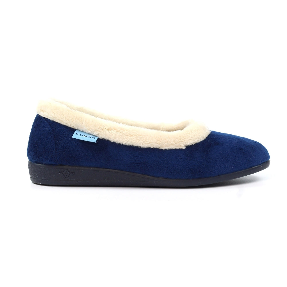 Lunar KLA226 Mabel II Blue Pump Slippers