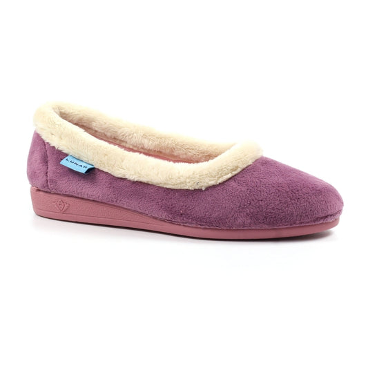 Lunar KLA226 Mabel II Heather Pink Pump Slippers