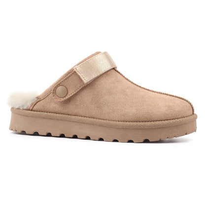 Lunar KLZ007 MK Odessa Mink Slippers