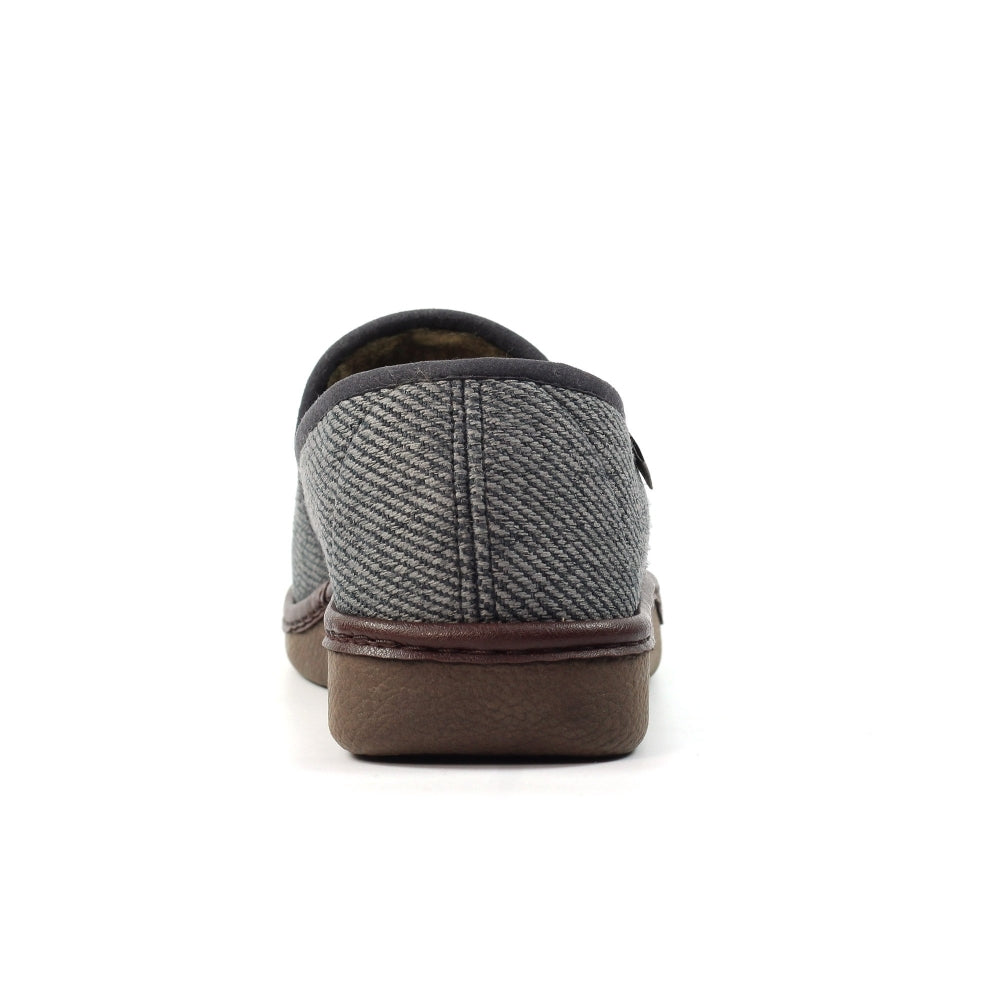 Lazydogz KMD113 Oliver Grey Slippers