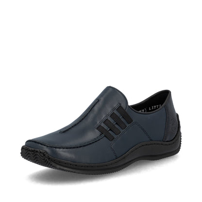 Rieker L1777-14 Navy Slip On Shoes