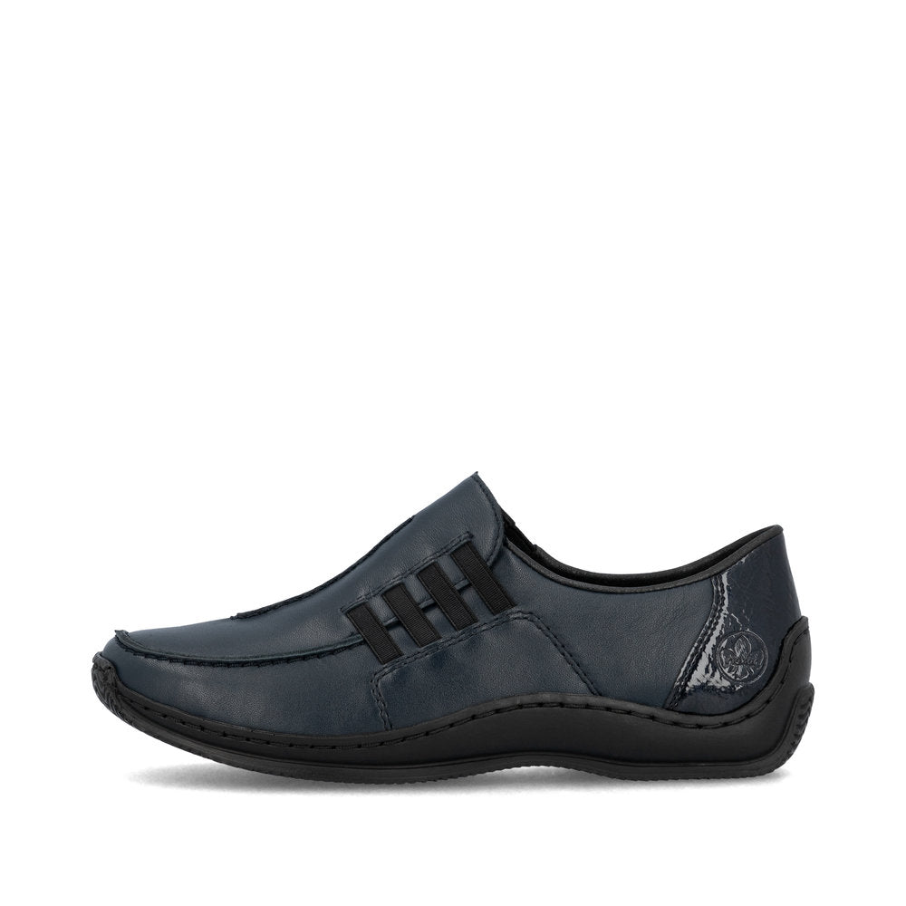 Rieker L1777-14 Navy Slip On Shoes