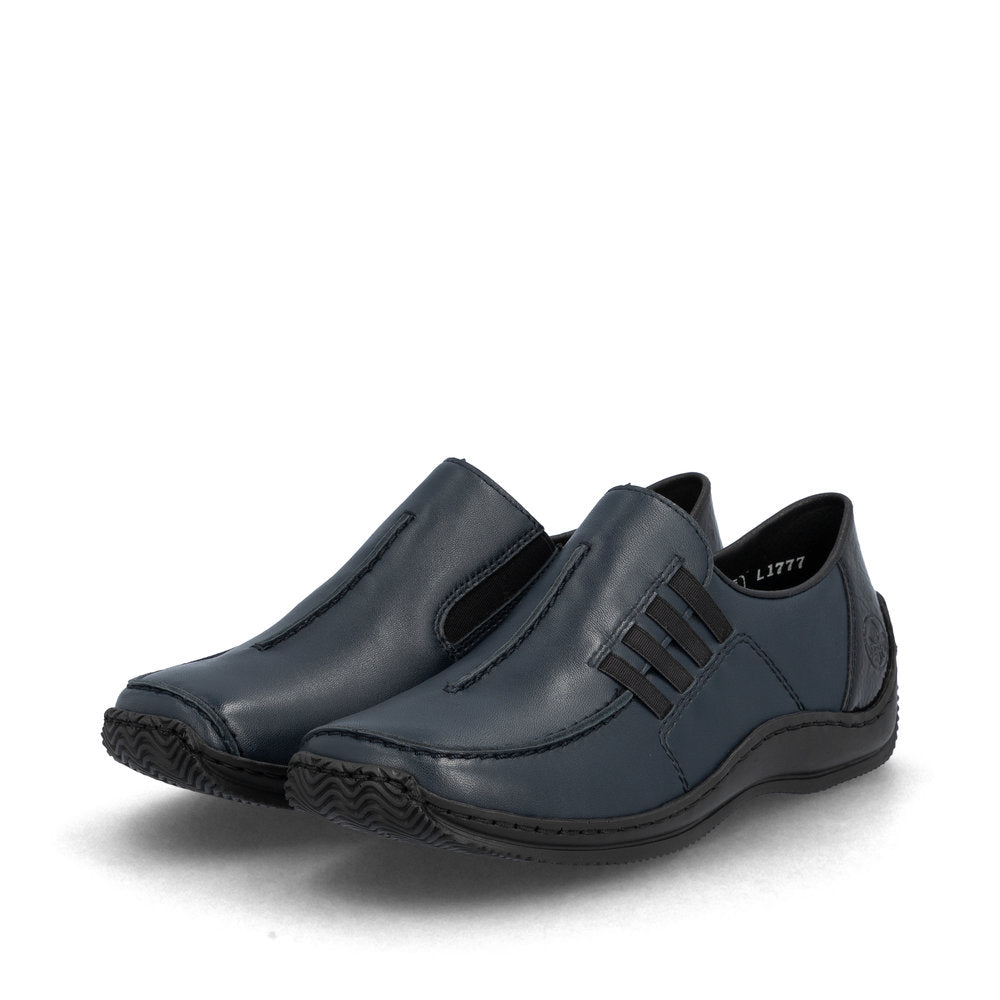 Rieker L1777-14 Navy Slip On Shoes