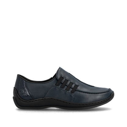 Rieker L1777-14 Navy Slip On Shoes