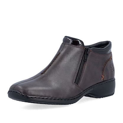 Rieker L3882-25 Brown Zip Boots