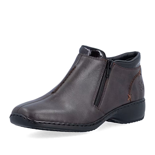 Rieker L3882-25 Brown Zip Boots