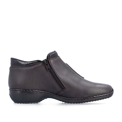 Rieker L3882-25 Brown Zip Boots