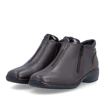 Rieker L3882-25 Brown Zip Boots