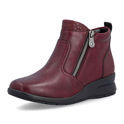 Rieker L4861-35 Wine Red Boots