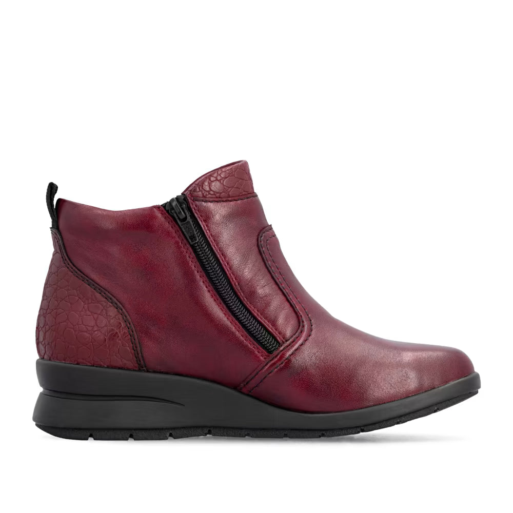 Rieker L4861-35 Wine Red Boots