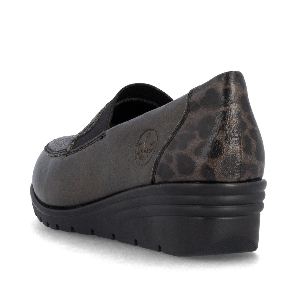 Rieker L5351-90 Bronze Slip On Shoes