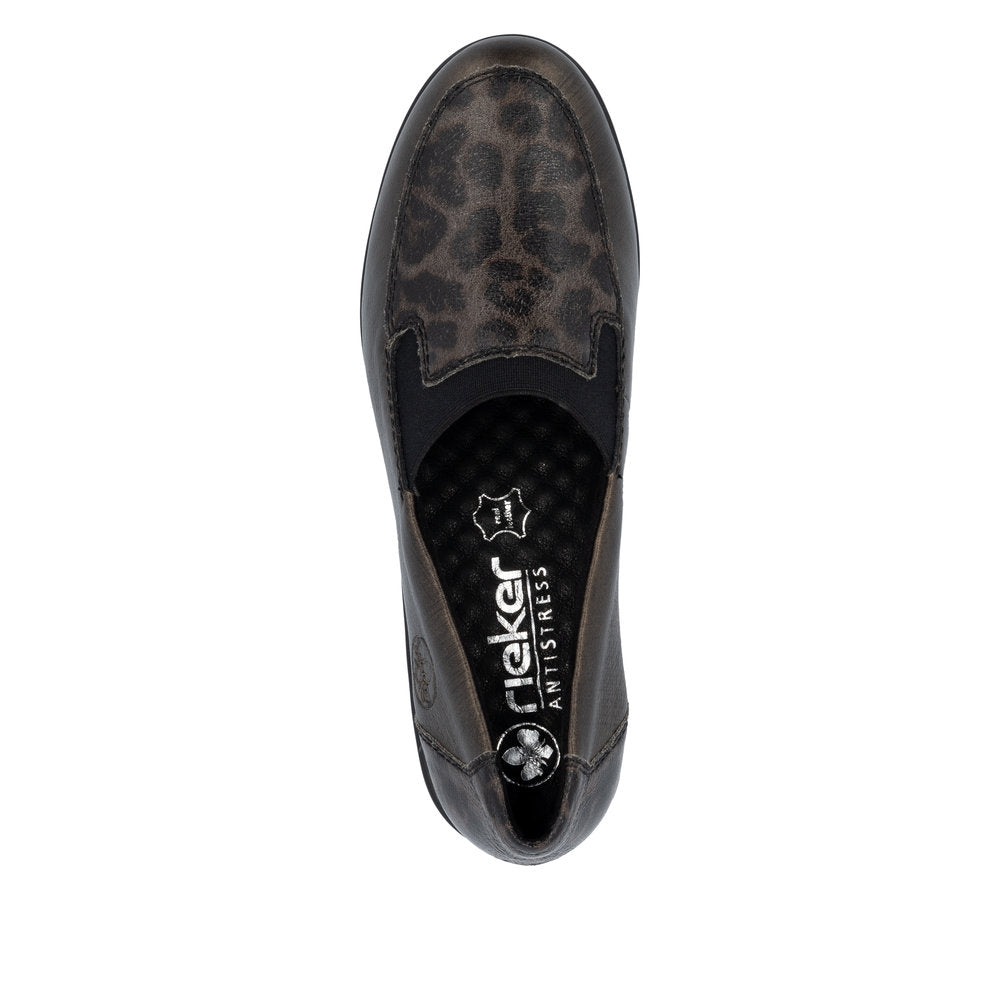 Rieker L5351-90 Bronze Slip On Shoes
