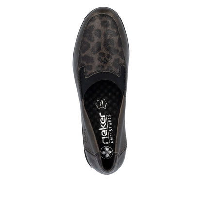 Rieker L5351-90 Bronze Slip On Shoes